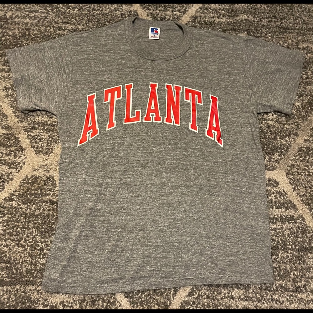 Vintage Atlanta grey t shirt medium